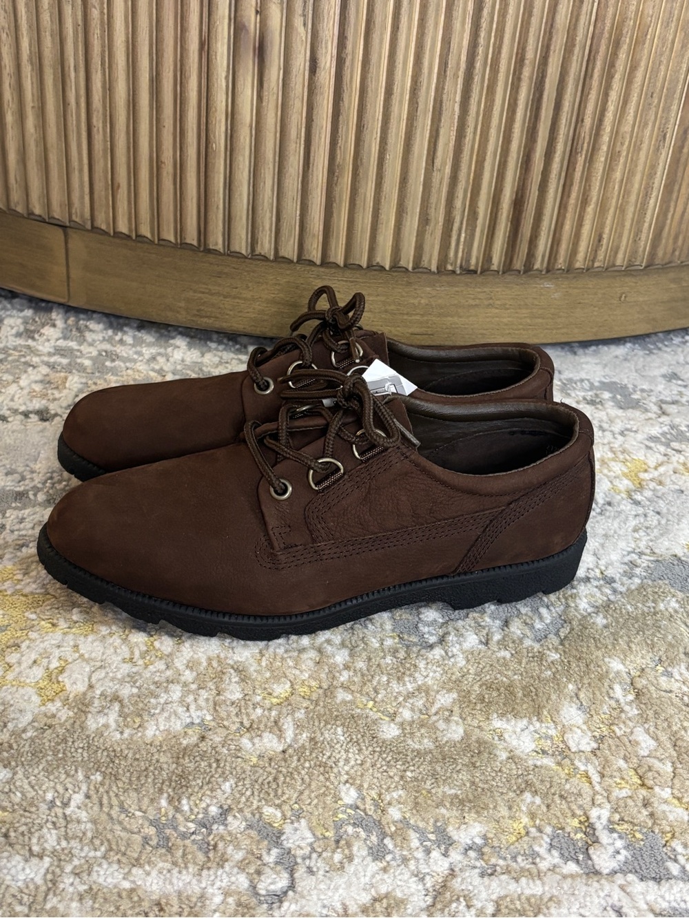 Cobbie Cuddlers Womens 6.5 W Brown Leather Lace Up Comfort Oxford Shoes Vintage